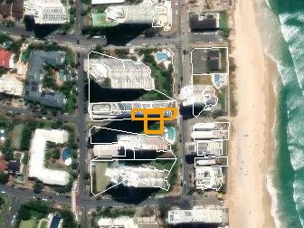 3550 Main Beach Pde, Main Beach QLD from above, 2026