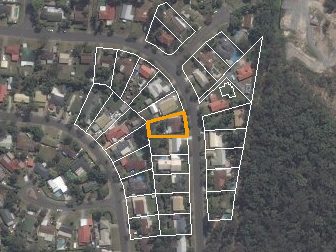 27 Moonbeam Pde, Mudgeeraba QLD from above, 2014