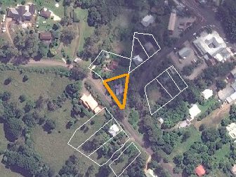 42 Cr Rd, Eumundi QLD from above, 2014
