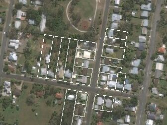21A Caroline St, Riverview QLD from above, 2014