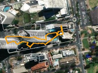 3203/1 Oracle Bvd, Broadbeach QLD from above, 2026