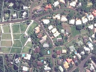 51 Bell Road, Buderim QLD from above, 2014