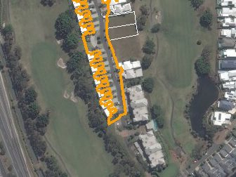 924 Medinah Avenue, Robina QLD from above, 2014