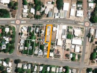 220 Gill St, Charters Towers City QLD from above, 2026