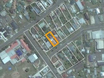 16 Napoleon St, Youngtown TAS from above, 2014