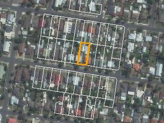 36 Pavo St, Belmont VIC from above, 2014