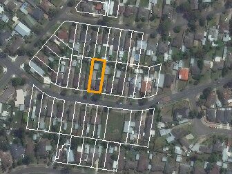 12 Kidman Ave, Belmont VIC from above, 2014