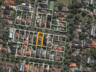 14 Henley Street, Balwyn VIC from above, 2014