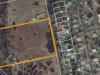 91-97 Mckenzie Street, Echuca VIC from above, 2014