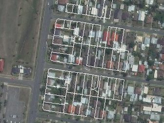 42B Elsie St, Bell Park VIC from above, 2014