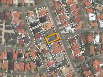183 Cook Ave, Hillarys WA from above, 2014