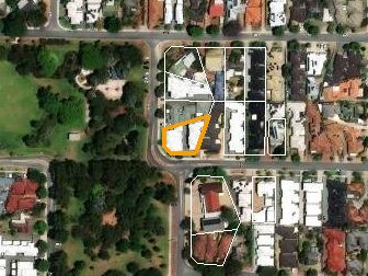 4/16 King George St, Innaloo WA from above, 2026