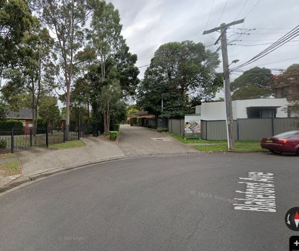 B Blakeford Avenue, Ermington from the kerb