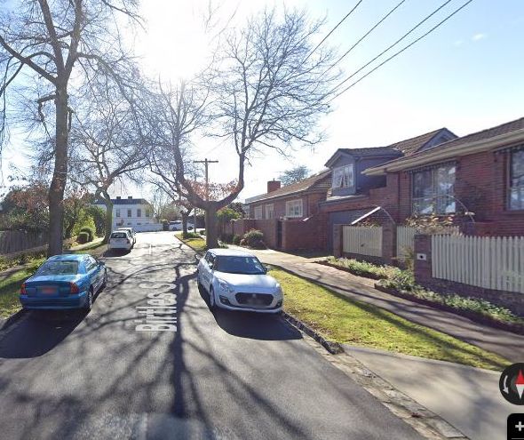 Birtles Street, Balwyn from the kerb