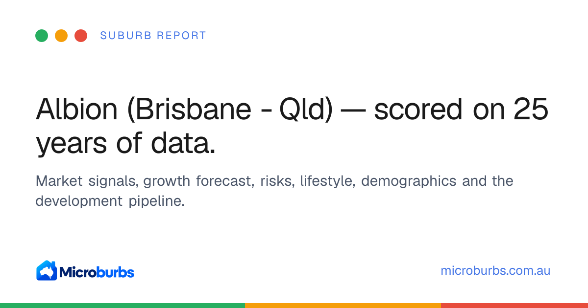 Albion (Brisbane - Qld) Suburb Report | Microburbs