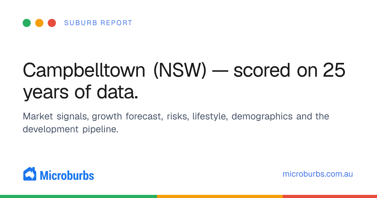 Campbelltown (NSW) Suburb Report | Microburbs