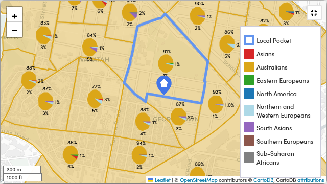Nearby Demographic Insights and Ethnicity